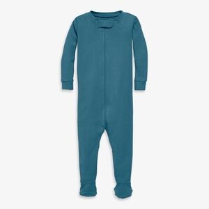 Primary | Deep Teal Kids Footie One Piece